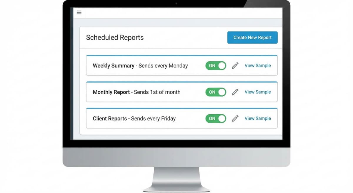 Automated reporting