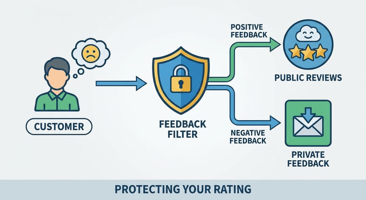 Bad review prevention